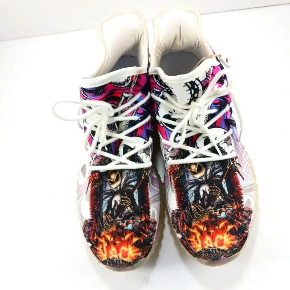 Custom Themed Sneakers Disney's The Nightmare Before Christmas Jack S. Mens 11.5
